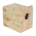 Yml Wooden Nest Box For Outside Mount With Dowel Large WNB1